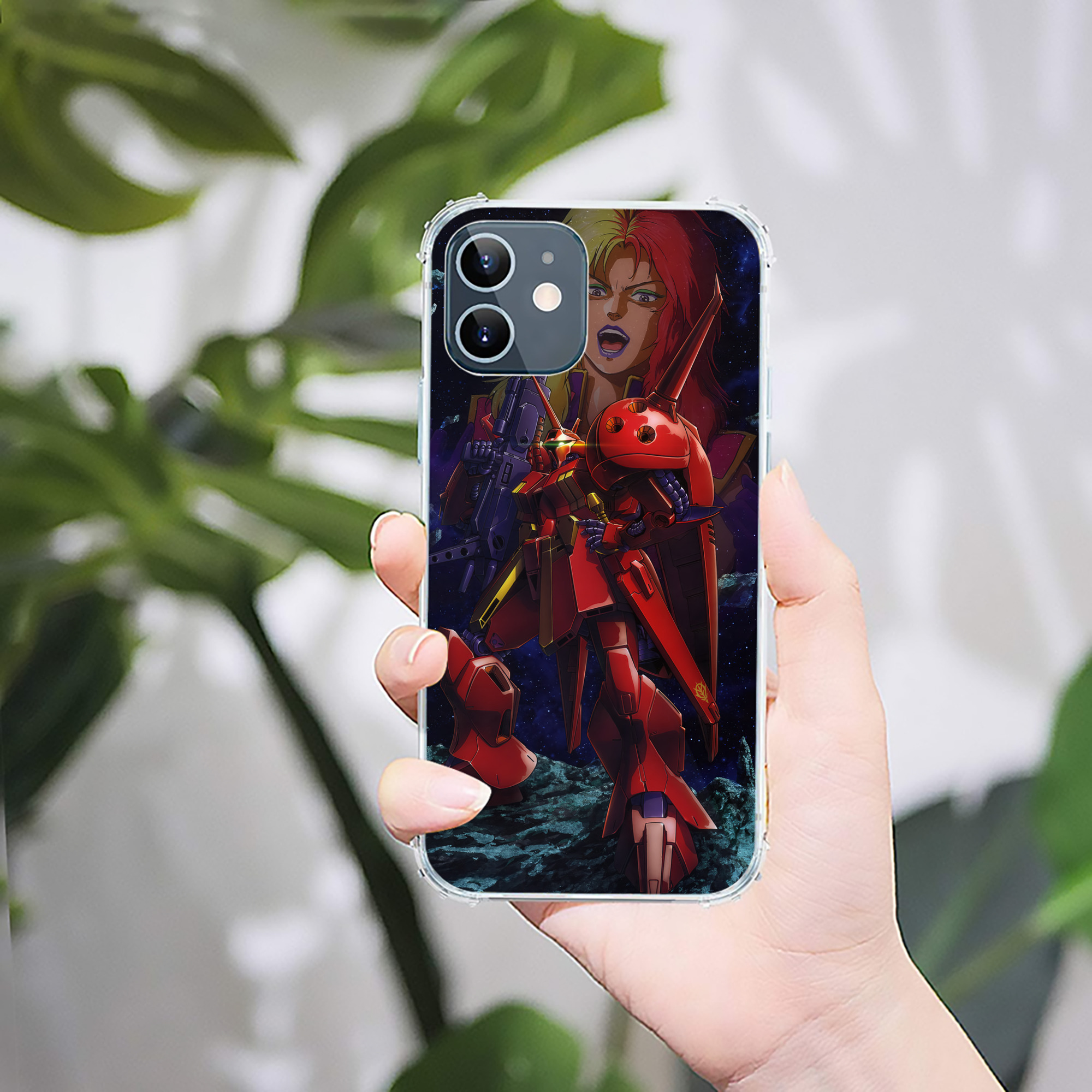 （画像用） 機動戦士ガンダム Mobile Suit Gundam 【iPhone 12シリーズ対応】透明スマホケース（クリアソフトケース）